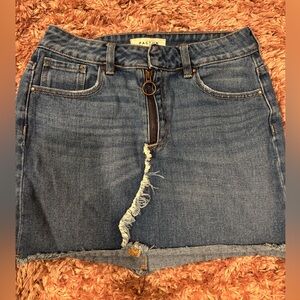Pacsun dark wash Jean skirt